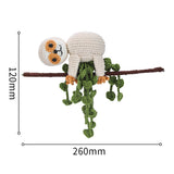 CUTE SLOTH CROCHET MATERIAL BAG_CWMM0824