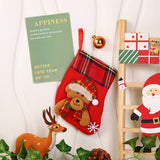 SEQUINED 3D SANTA CLAUS CHRISTMAS STOCKINGS_CWMS1421