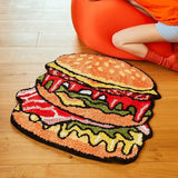 Trendy Burger Rug For Bedroom, Living Room, Sofa_Cwmm7504