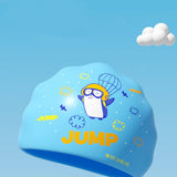 KIDS SILICONE SWIM CAP CUTE CARTOON COMFY FIT_CWMM6787