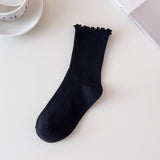 Warm Brown Fungus Mid-Calf Women'S Socks_Cwms0592