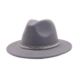 BRITISH STYLE WOOL FEDORA HAT UNISEX RETRO HAT_CWAH04391