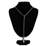 NEW FASHION BOW BEADED CLAVICLE NECKLACE_CWMM3142