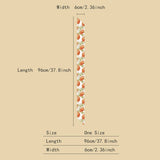 FLORAL LETTER TWILLY SCARF FOR HAIR OR BAG_CWASC0077