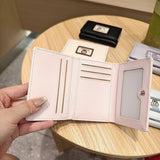 Cute Cartoon Mini 3-Fold Wallet For Students_Cwab06270