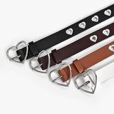 FASHIONABLE HEART BUCKLE DECORATIVE BELT_CWABE0574