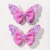 GLITTER BOW HAIR CLIPS SET FOR BABY GIRLS_CWAHA6754