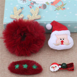 CREATIVE OLD MAN ELK CHRISTMAS TREE HAIR CLIP SET_CWAHA2744