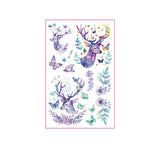 KIDS GLITTER TATTOO STICKERS BEAR BUTTERFLY STARS_CWMM8362