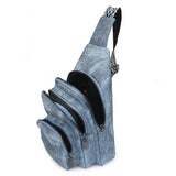 2024 NEW SIMPLE PU WAIST BAG MESSENGER BAG_CWAB2711