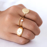 2024 NEW PERSONALITY RETRO ROUND RING_CWAJE1738