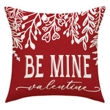 HOME VALENTINES DAY LINEN THROW PILLOW COVER_CWMM0773