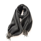 FASHION SCARF SOFT FAUX CASHMERE WITH TASSELS_CWASC0174