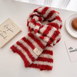 Chic Colorblock Wool Knit Scarf Cozy Shawl_Cwasc1450