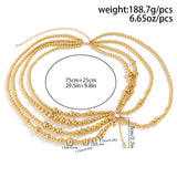 IMITATION PEARL HOLLOW TASSEL BODY CHAIN_CWAJE1128