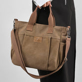 RETRO CANVAS BAG MESSENGER BAG TOTE BAG_CWAB1282