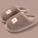 Minimalist Warm Comfy Fluffy Bedroom Slippers
