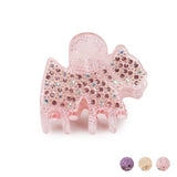 CLIP GENTLE STYLE PINK ACRYLIC MINI HAIR CLIP_CWAHA4266