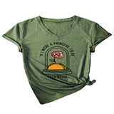 FUNNY WOMENS TEE PRINCESS TACO PRINT_CWTTS1522