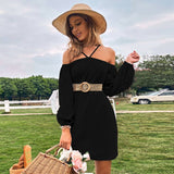 Strapless, Strapless, Long-Sleeved Dress