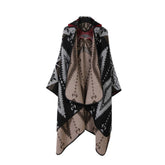 HOODED CAPE SCARF WEAR ETHNIC STYLE SHAWL_CWASC2269
