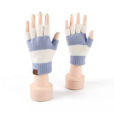 Winter Fingerless Knitted Warm Touchscreen Gloves_Cwmm2881