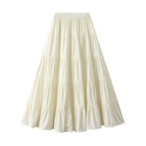 GENTLE AND SWEET LONG SLEEVED CAKE SKIRT_CWBMS0320