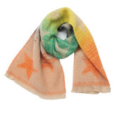 STAR GRADIENT SCARF JACQUARD WINTER WRAP_CWASC0859