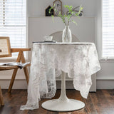 HOME FLOWER EMBROIDERED LACE TABLECLOTH_CWMM0944