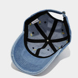 Denim Mango Embroidered Baseball Cap Unisex_Cwah04664
