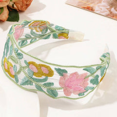 MESH EMBROIDERED FLOWER HEADBAND_CWAHA1651