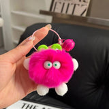 CUTE SMALL COAL BALL BAG PENDANT CAR KEYCHAIN_CWMM2516