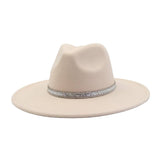 MEN WOMEN WOOL BLEND FEDORA HAT HEART TOP_CWAH04376