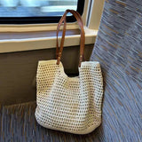 Cwab4838_Large Capacity Beach Leisure Shoulder Tote Bag