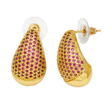 FASHIONABLE DROPLET SHAPED EARRINGS_CWAJE0976