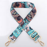 Women Color Geometric Stripes Adjustable Bag Strap_Cwmm0384