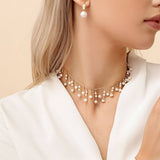 Womens All-Match High-End Pearl Necklace