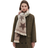 STAR GRADIENT SCARF JACQUARD WINTER WRAP_CWASC0859