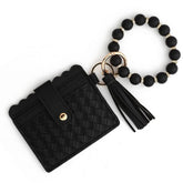 Ven Card Holder With Silicone Bead Keychain_Cwab4961