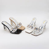 RHINESTONE SEXY THICK HEEL HIGH HEEL SANDALS_CWSHS0594