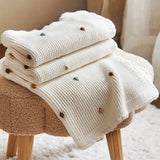 SIMPLE KNITTED BLANKET SOFA BLANKET_CWASC0325