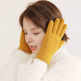 Winter Womens Warm Touch Screen Knitted Gloves_Cwmm2880