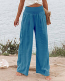 Style Cotton Slacks Made Of Old Mid-Rise Slacks