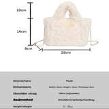 FLUFFY FUR HANDBAG WOMEN CHAIN SHOULDER BAG_CUAB00584