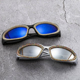 SPORTS STYLEPUNK CATEYE DIAMOND SUNGLASSES GOGGLES_CWASG0873