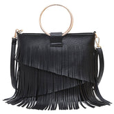 Women Fashion Tassel Clutches Shoulder Bag_Cwab0798