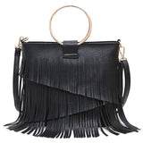 Women Fashion Tassel Clutches Shoulder Bag_Cwab0798