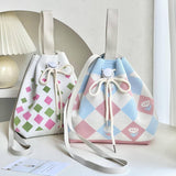 SIMPLE DESIGN KNITTED PORTABLE SHOULDER BAG_CWAB3071