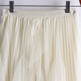 Tulle Skirt Mid-Length High Waist Pleated Skirt_Cwbls0397