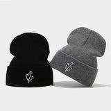 MUSHROOM EMBROIDERED KNITTED HAT SIMPLE _CWAH2089